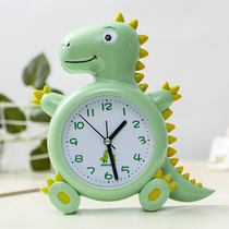  Childrens cute cartoon personality dinosaur boy alarm clock student home loud clock creative childrens alarm clock table