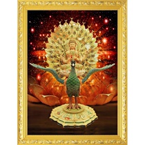 Large and small Buddhism Buddha Buddha statue portrait hanging picture stickers can be framed