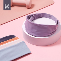 Broadband Womens Running exercise fitness guide sweat anti-sweat fashion yoga sweat hair hair hair hair headband breathable