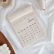 ins Korea same cold wind 2022 cotton calendar hanging cloth calendar calendar decoration ornaments photography props