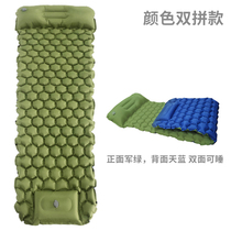 Outdoor Super Light Automatic foot inflation cushion tent floor mat portable camping single lunch break mattress thick moisture proof cushion