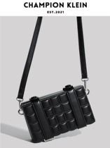 Its free small square bag mens inclined satchel 2021 new single shoulder genuine leather texture casual design personality saddle bag