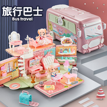 Girl Toys Hey Barbie Set Princess Dream Mansion Doll Simulation Exquisite Oversized Childrens Castle