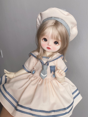 taobao agent [Lanyue's Doll House Co -branded] 1/6 Six Six points BJD sailor skirt Yosd/baby bear