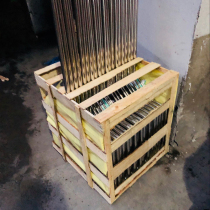 Wooden dedicated to fill the post