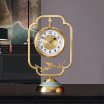 New Chinese grandfather clock ornament living room personality creative table clock home desk clock simple desktop fashion clock