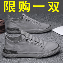 Men Shoes Summer New Old Beijing Cloth Shoes Ice Skating Silk Tide Shoes Mens Sloths A Foot Pedal Lao Pau Workboard Shoes