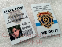 Personalized bus card door card sticker custom resident Evil Raccoon City RPD ID card sticker