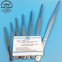 Rebus 304 stainless steel tweezers dressing tweezers round head accessories Laboratory Anatomy tweezers cotton clip elbow tea tweezers