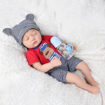 NPKDOLL simulation baby sleeping 55cm toy soft glue dressing doll accompany house props gift