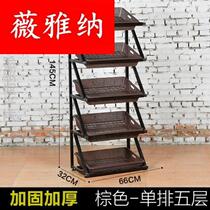 Supermarket shelves Convenience store shelves Snack kitchen shelves Disassembly and assembly floor shelves Commercial vegetable food multi-layer