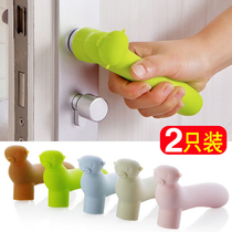 Door handle jacket Anti-collision cushion protective sleeve 2 Only fit children Safe Silicone Door Handle Suite Door Handle Anti-Touch
