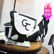 Anime shoulder bag Sin Crown Book Bag Cherry Full Set Around Mens and Womens Backpack Shoulder Cross Bag Canvas Travel Bag