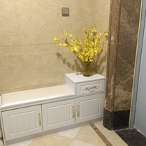 Door household shoe change stool European-style white simple storage shoe cabinet Shoe stool shoe cabinet sofa stool at the entrance of the door