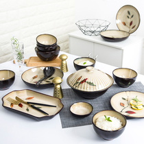 Yuquan Chinese tableware set dishes dishes household Japanese dishes chopsticks ceramic dishes wedding housewarming gift box net celebrity