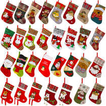 Oversized Christmas Socks Gift Bag Christmas Old Man Decorative Socks Children Candy Bag Big Socks Gift Bag