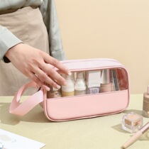 Swimming waterproof washing bag portable makeup bag travel and washing products contain large capacity handcuffs