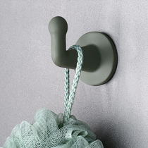 Wardrobe adhesive hook shoe cabinet coat hook American single hook partition wall side hat hook single simple door hardware accessories