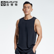 Sports vest mens summer short sleeve fitness quick-drying Waistle sleeveless loose running T-shirt basketball training fitness clothes
