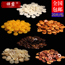 High imitation cow leather horn jade medullary ivory Fruit septico Coconut Shell Olive Nuclear Spacer Diamond Stars Moon Bodhi Hand Strings Accessories