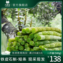 Ancient Qingbao Dendrobium candidum fresh strip short ancient tea tree stocking ecological Dendrobium candidum fresh strip 500g fresh