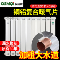 Ou Shi Qi radiator household plumbing heat sink waterway copper-aluminum composite radiator bedroom living room heater