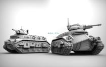 Create cult studio feudal guard transport tank war chess table game 3D printing model stl high-precision material