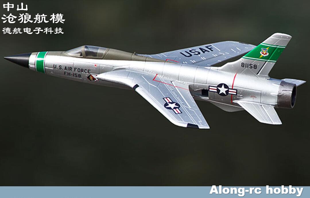 飞翼 新款64mm涵道机 F-105 THUNDERCHIEF 航模飞机 遥控模型战机