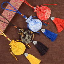 Chinese wind sachet empty bag epidemic prevention silk sachet cloth bag lucky bag Wormwood bag pendant logo