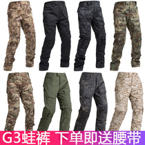 Outdoor tactical camouflage trousers special forces slim overalls hot Phoenix frog suit desert multi-pocket pants