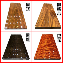 Large Plate Tea Table Log Ockan Tea Table Ba Flower Desk Black Sandalwood Whole Desk Painting Case Walnuts Wood Table 1 m 8