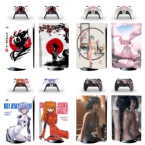 PS5 host sticker CD-ROM version PS5 film logo hollow protection sticker Ice Princess handle sticker