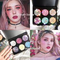 Forgot tremolo ins Wind Net red fairy elf sequin gel cos stage makeup lolita eye shadow disc free of glue