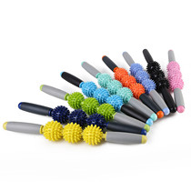 Hedgehog ball vibrator Thorn ball muscle vibrator roller yoga stick PVC hedgehog ball three balls five balls