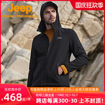 Jeep Jeep autumn windproof warm jacket men waterproof breathable soft shell jacket Outdoor Sports Baseball clothing