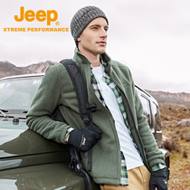  jeep Jeep fleece jacket mens autumn and winter thickened fleece jacket new outdoor sports warm stormtrooper jacket liner