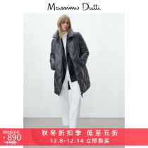 Autumn Winter discount Massimo Dutti womens turtleneck quilted coat 06731514802