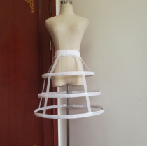 lolita skirt support violent fish bone support adjustable daily hair skirt cosplay skirt support half petticoat bird cage support