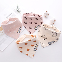 Baby triangle towel Cotton saliva towel Waterproof bib Newborn male and female baby spit-proof milk bib scarf plus size