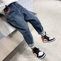 Boy Clothing Boy Jeans Spring Dress 2022 New Children Long Pants Boy Spring Autumn Money small leggings Pants Handsome