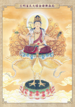 High-definition peacock Mingwang portrait decorative painting Buddha statue painting photo paper plastic packaging crystal table peacock Mingwang map customization