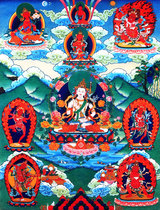 Customized Guanyin Nine Bento Bodhisattva Portrait Huaiye Nine Buddha Picture Picture Paper Plastic Seal Thangka Gen