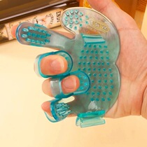 Poly Pet Pooch Bath Brush Pet Supplies Latex Palm Brush Massage Brushed Teddy Sleeve Hand Five Finger Bath Brush