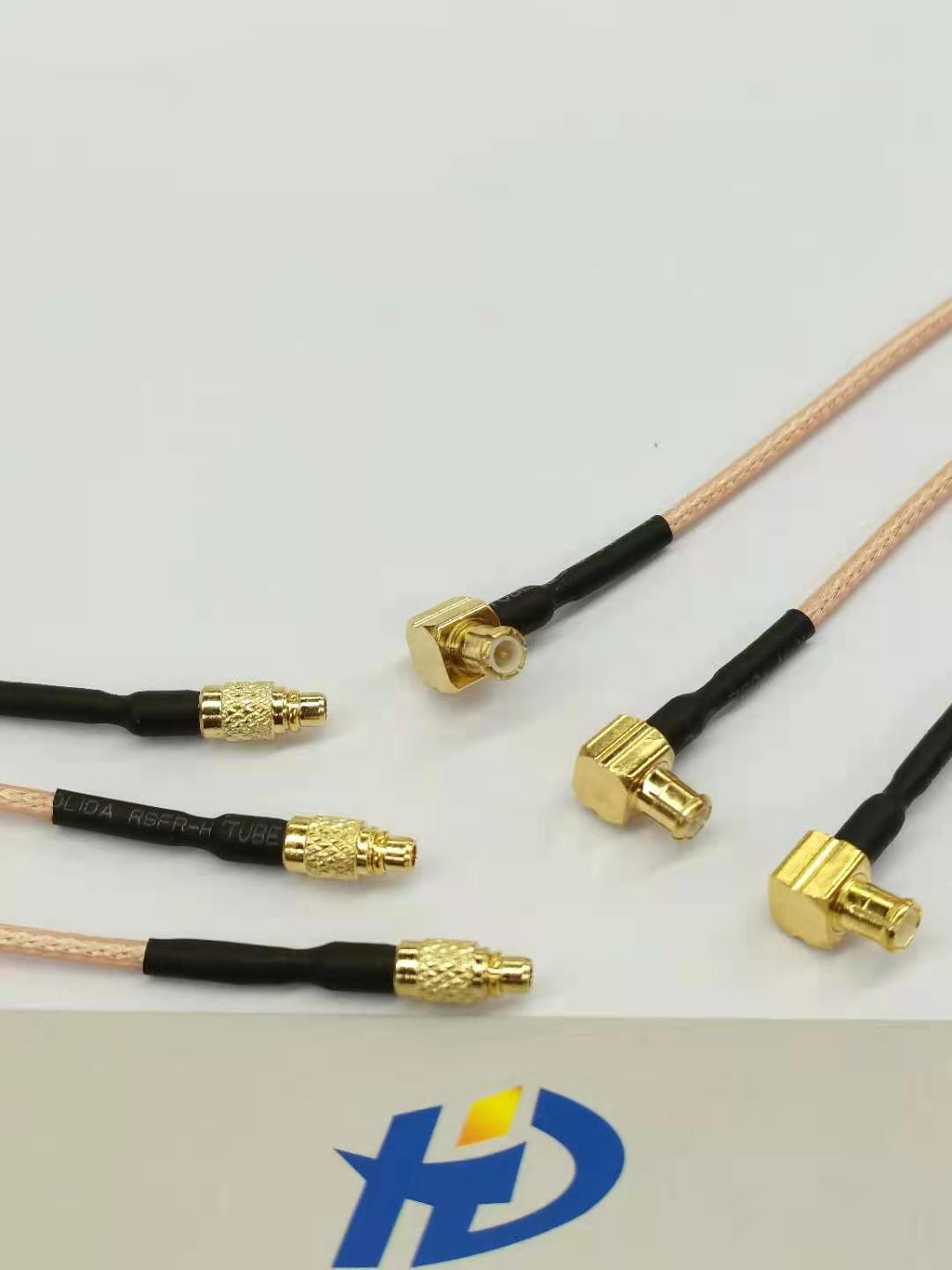 RF cable cable MCX-JW bend male turn MMCX-J1.5 coaxial cable high frequency cable RG178 signal line