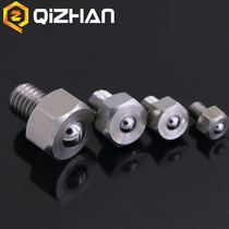 Steel ball roller BCHL hexagon bolt type Hexagon thread fixed type Hexagon wave ball roller Slide wheel Bulls eye ball