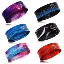 Sports Hair Band Women Sweat sweat Running Mens anti-slip headband Damp Headscarf Fitness Basketball Beam Hair hair Sweat Stop Sweat