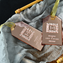 Table seat card seat card dinner plate Card Wedding name card wedding 2021 thank you card small card mirror rose gold