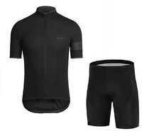 Black Grey Minimalist Windfall Short Sleeve Mountain Bike Riding Suit Kinetic Bike Service Mountain Bike Riding Blouse Pants
