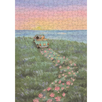Four Seasons Oil Painting Series Wood Jigsaw 300 slices of small sunflower Spring Fields Landscape Fairys Funny Healing Department Decompression Delutter