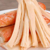 Hand-torn 500g crab stick original spicy instant crab Willow seafood flavor office casual Net red snacks